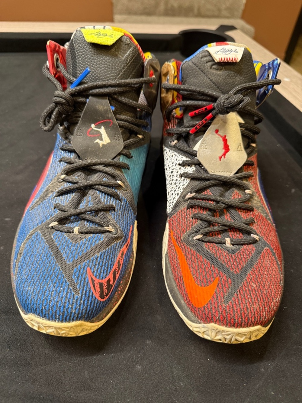Nike Men's Multicolor Basketball Sneakers - Picture 3 of 6